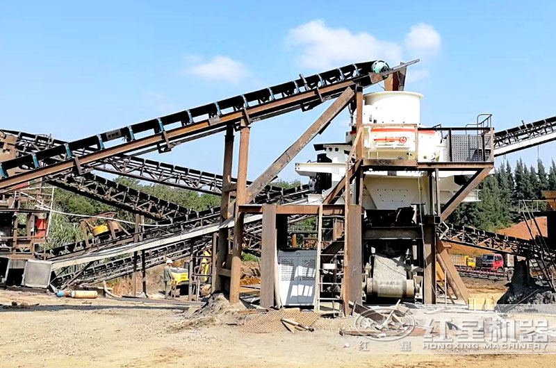 制砂機(jī)成品粒型好，成品多用于建筑工程，道路基建